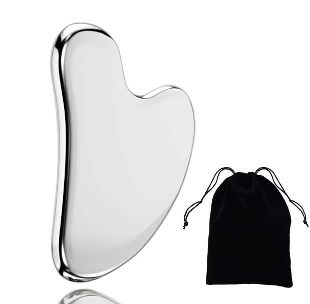 Stainless Steel Gua Sha Massager For Face, Neck, Body