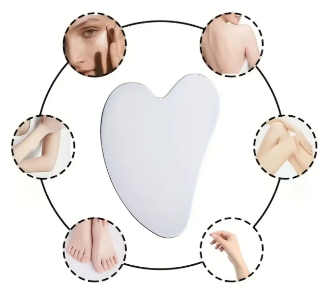 Stainless Steel Gua Sha Massager For Face, Neck, Body