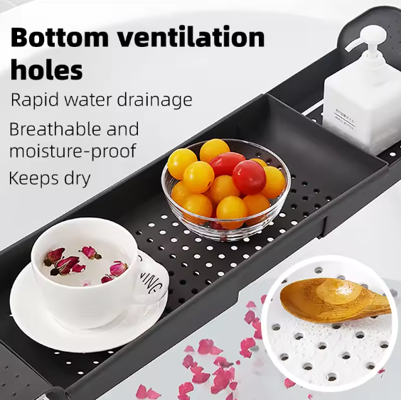 Extendable Bathtub Tray